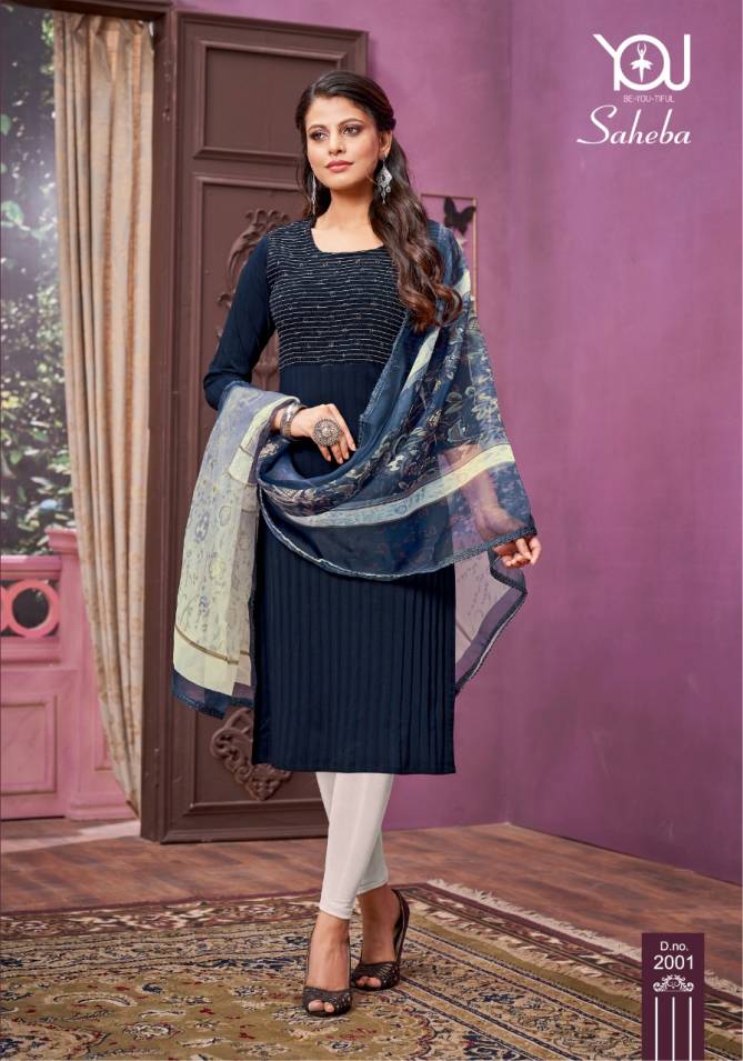 Wanna Saheba Latest Designer Ethnic Wear Kurti With Dupatta Collection